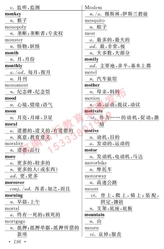 在职研究生同等学力人员申请硕士学位证英语水平全国统一考试复习大纲（第六次修订版）及模拟真题试卷含标准答案-200.jpg