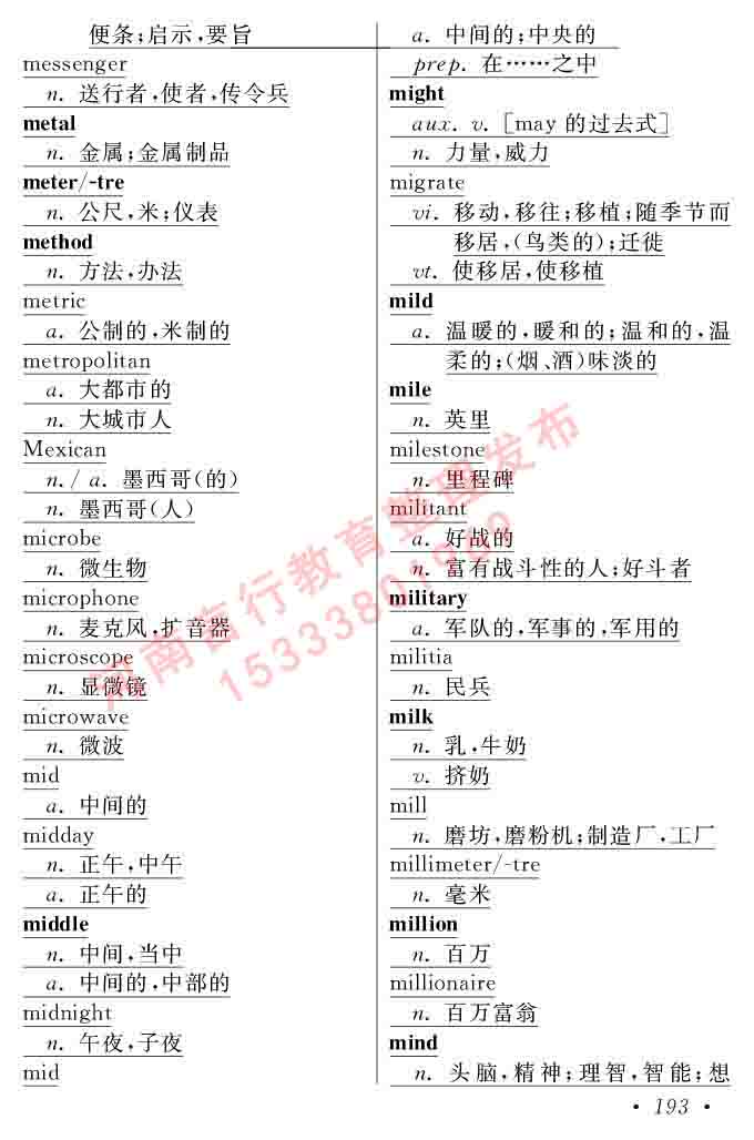 在职研究生同等学力人员申请硕士学位证英语水平全国统一考试复习大纲（第六次修订版）及模拟真题试卷含标准答案-197.jpg
