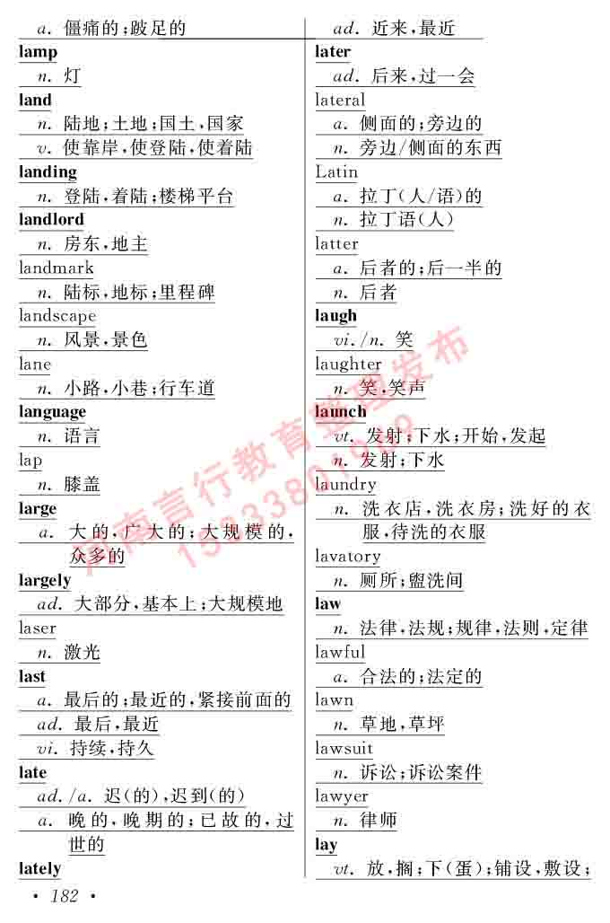 在职研究生同等学力人员申请硕士学位证英语水平全国统一考试复习大纲（第六次修订版）及模拟真题试卷含标准答案-186.jpg