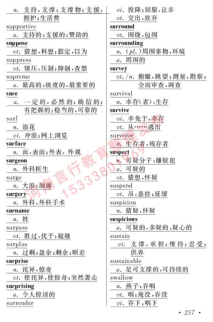 在职研究生同等学力人员申请硕士学位证英语水平全国统一考试复习大纲（第六次修订版）及模拟真题试卷含标准答案-261.jpg