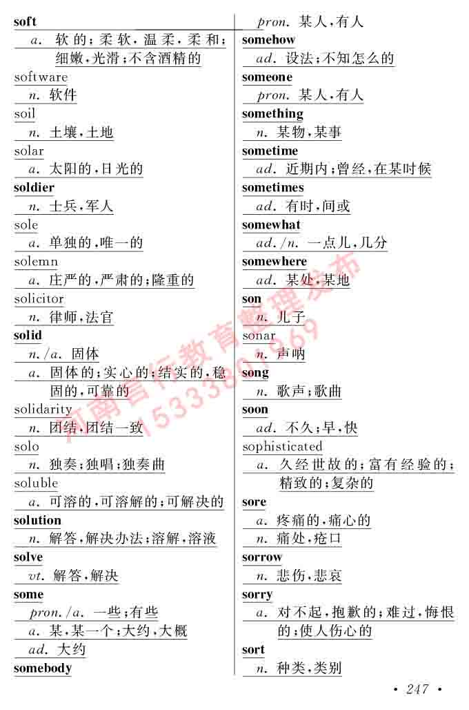 在职研究生同等学力人员申请硕士学位证英语水平全国统一考试复习大纲（第六次修订版）及模拟真题试卷含标准答案-251.jpg