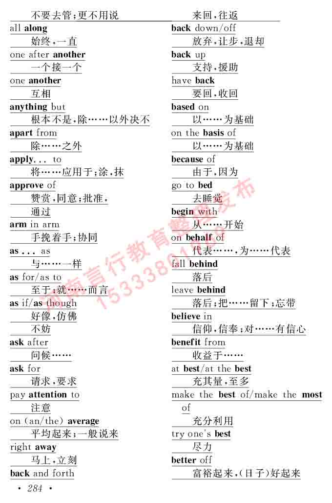 在职研究生同等学力人员申请硕士学位证英语水平全国统一考试复习大纲（第六次修订版）及模拟真题试卷含标准答案-288.jpg