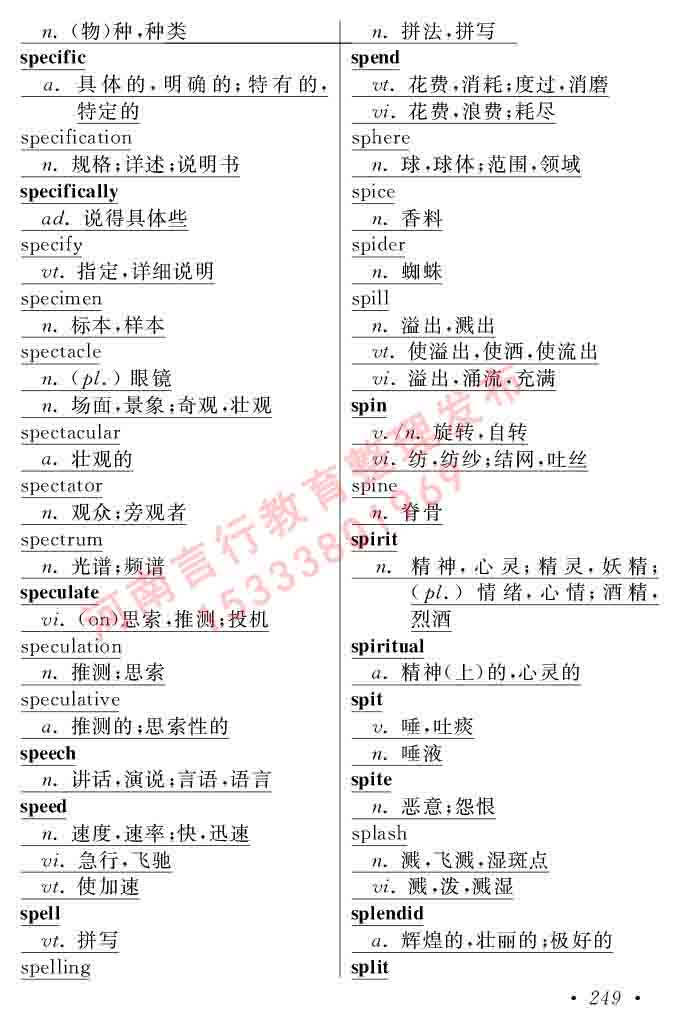 在职研究生同等学力人员申请硕士学位证英语水平全国统一考试复习大纲（第六次修订版）及模拟真题试卷含标准答案-253.jpg